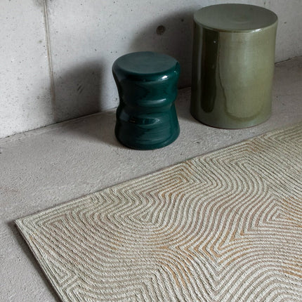 Moderne vloerkleden - Vloerkleed Coral Shell Beige 9229 - Louis De Poortere - Vloerkledenloods