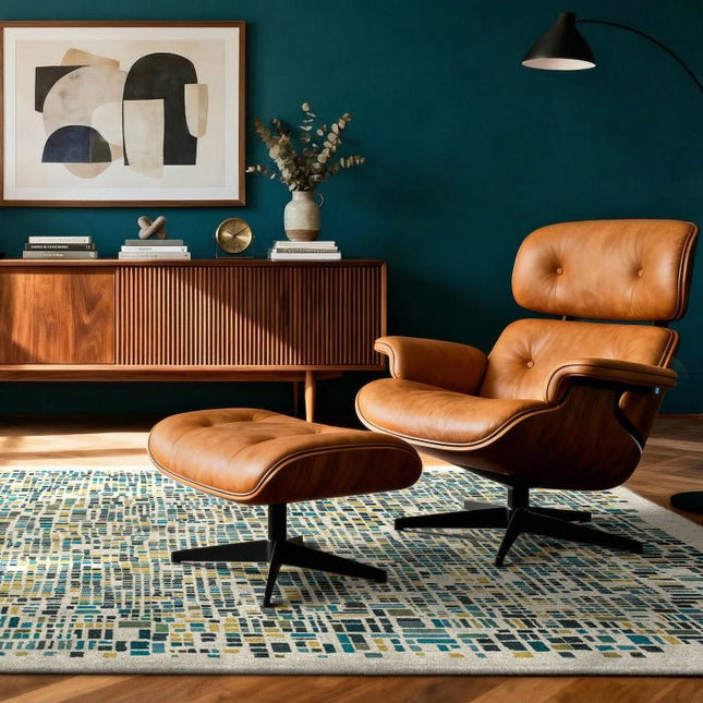 Moderne vloerkleden - Vloerkleed Cubik Midnight 2096 - Louis De Poortere - Vloerkledenloods