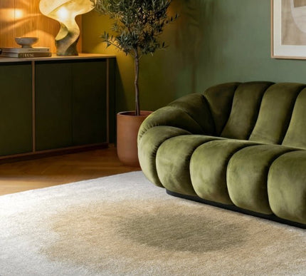 Moderne vloerkleden - Vloerkleed Drop Fawn 2103 - Louis De Poortere - Vloerkledenloods