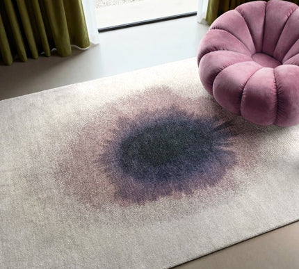 Moderne vloerkleden - Vloerkleed Drop Purple Smoke 2101 - Louis De Poortere - Vloerkledenloods