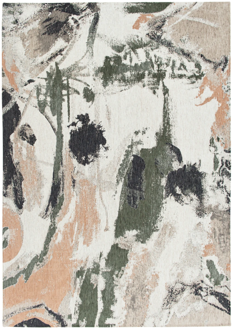 Moderne vloerkleden - Vloerkleed Fresque Indian Rice 9393 - Louis De Poortere - Vloerkledenloods