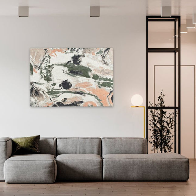 Moderne vloerkleden - Vloerkleed Fresque Indian Rice 9393 - Louis De Poortere - Vloerkledenloods