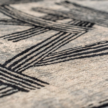 Moderne vloerkleden - Vloerkleed Kanji Dark Street 2066 - Louis De Poortere - Vloerkledenloods