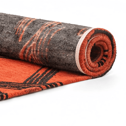 Moderne vloerkleden - Vloerkleed Kanji Ginger Chocolate 2069 - Louis De Poortere - Vloerkledenloods