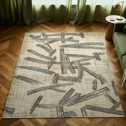 Moderne vloerkleden - Vloerkleed Kanji Slate 2067 - Louis De Poortere - Vloerkledenloods