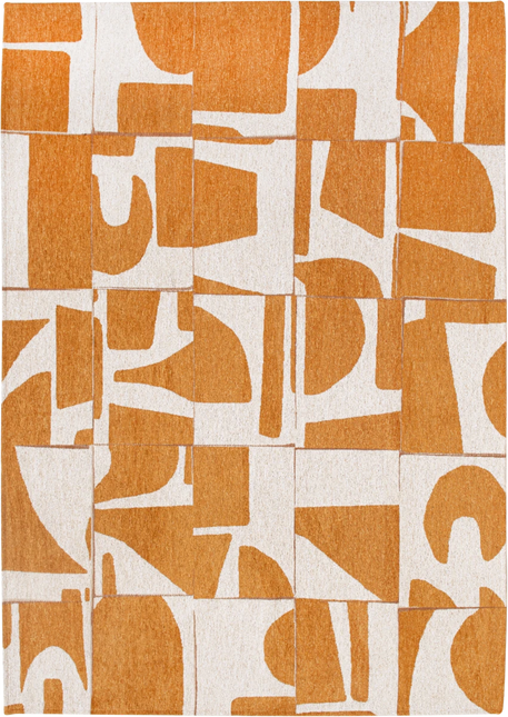 Moderne vloerkleden - Vloerkleed Papercut Curry 9367 - Louis De Poortere - Vloerkledenloods