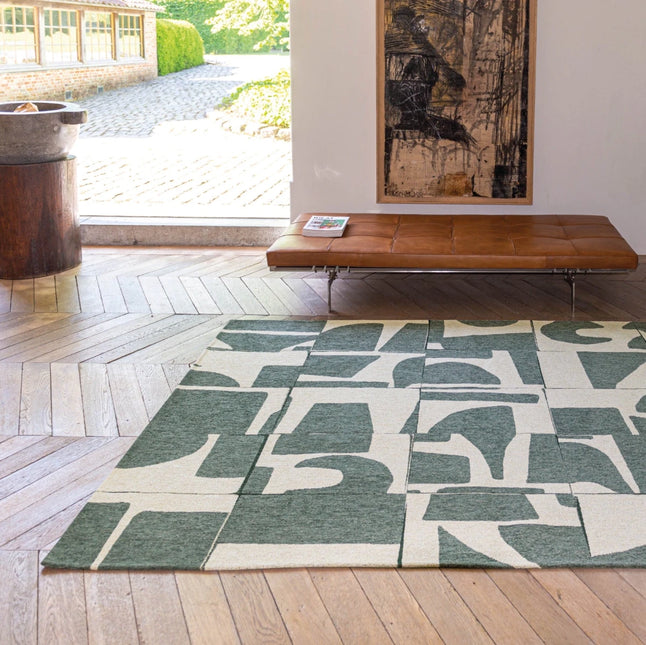 Moderne vloerkleden - Vloerkleed Papercut Sea Spray 9361 - Louis De Poortere - Vloerkledenloods