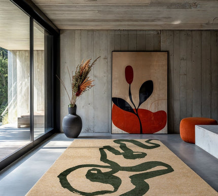 Moderne vloerkleden - Vloerkleed Ribbon Garden Spirit 9848 - Louis De Poortere - Vloerkledenloods