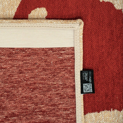 Moderne vloerkleden - Vloerkleed Ribbon Imperial Red 9847 - Louis De Poortere - Vloerkledenloods