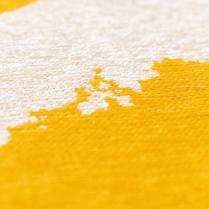 Moderne vloerkleden - Vloerkleed Ribbon Pure Yellow 2084 - Louis De Poortere - Vloerkledenloods
