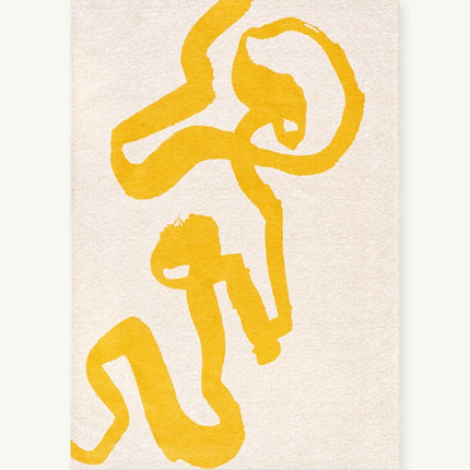Moderne vloerkleden - Vloerkleed Ribbon Pure Yellow 2084 - Louis De Poortere - Vloerkledenloods