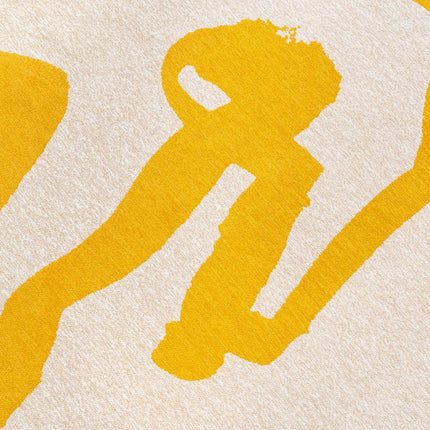 Moderne vloerkleden - Vloerkleed Ribbon Pure Yellow 2084 - Louis De Poortere - Vloerkledenloods
