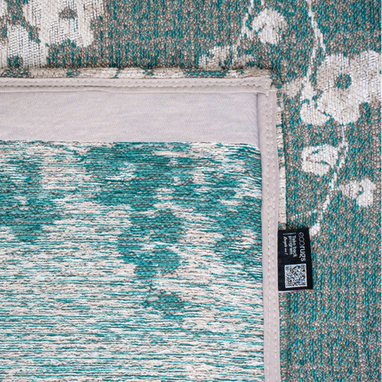 Moderne vloerkleden - Vloerkleed Sakura Lake Blue 9850 - Louis De Poortere - Vloerkledenloods