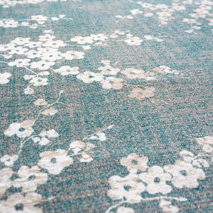 Moderne vloerkleden - Vloerkleed Sakura Lake Blue 9850 - Louis De Poortere - Vloerkledenloods