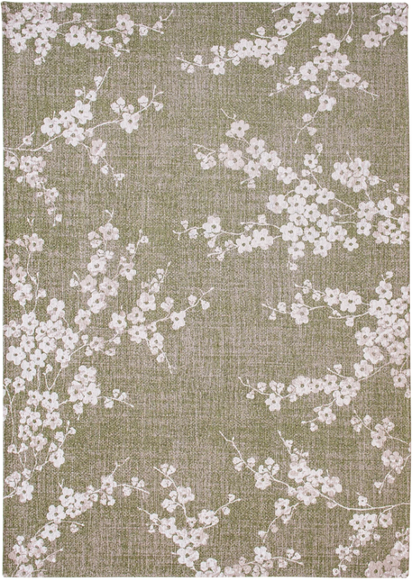Moderne vloerkleden - Vloerkleed Sakura Wet Garden 9372 - Louis De Poortere - Vloerkledenloods