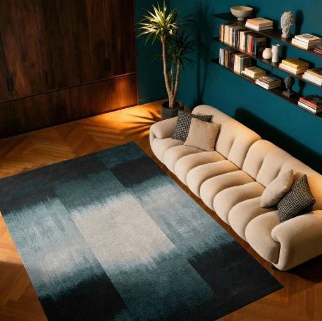 Moderne vloerkleden - Vloerkleed Sendai Deep Water 2073 - Louis De Poortere - Vloerkledenloods