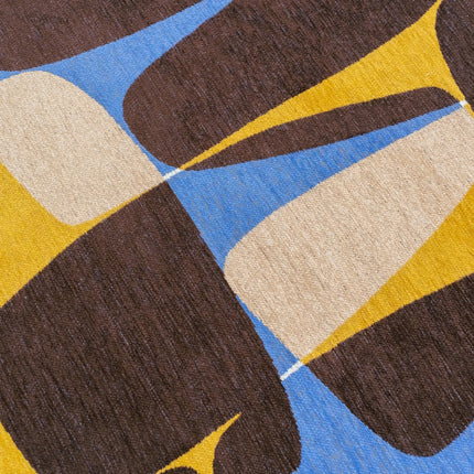 Moderne vloerkleden - Vloerkleed Stones Sunny Blue 2085 - Louis De Poortere - Vloerkledenloods