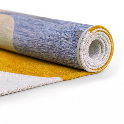 Moderne vloerkleden - Vloerkleed Stones Sunny Blue 2085 - Louis De Poortere - Vloerkledenloods