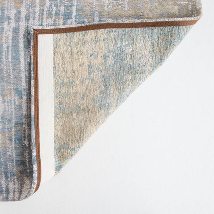 Moderne vloerkleden - Vloerkleed Streaks Long Island Blue 8718 - Louis De Poortere - Vloerkledenloods
