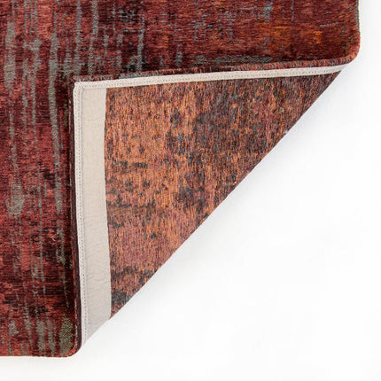 Moderne vloerkleden - Vloerkleed Streaks Nassau Red 9125 - Louis De Poortere - Vloerkledenloods