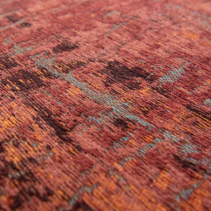 Moderne vloerkleden - Vloerkleed Streaks Nassau Red 9125 - Louis De Poortere - Vloerkledenloods