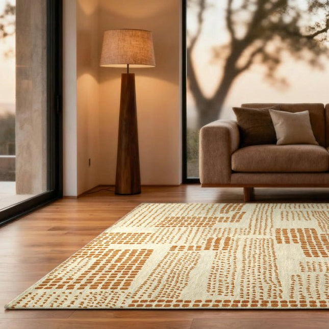 Moderne vloerkleden - Vloerkleed Zen Garden Dryed Banana 2079 - Louis De Poortere - Vloerkledenloods