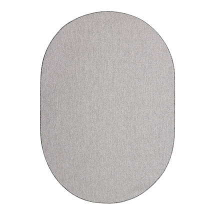 Buitenkleed Ovaal Mono - Grijs/Wit - Dubbelzijdig - EVA Interior
