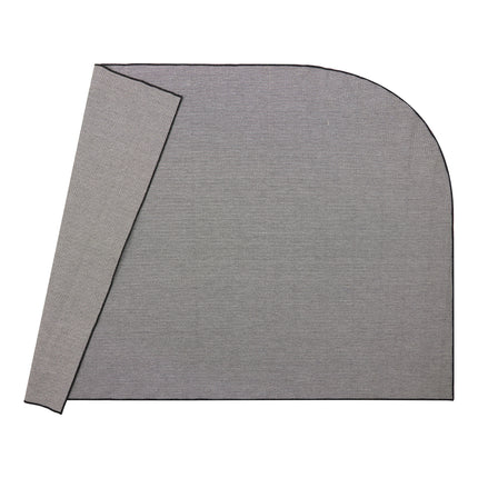 Buitenkleed Mono - Ronde hoek - Zwart/wit -  dubbelzijdig - EVA Interior