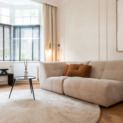 Rond Berber Vloerkleed Beige Nador