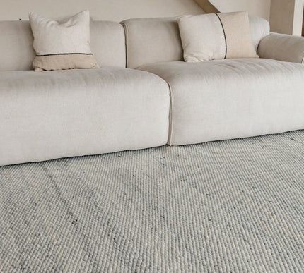 Wollen Vloerkleed Novara Beige/Grijs Eva Interior