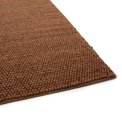 Feelgood by Brinker wollen vloerkleed New Loop bruin 631
