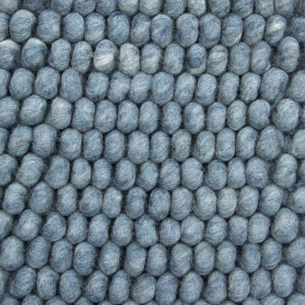 Feelgood by Brinker wollen vloerkleed New Loop lichtblauw 227 - Vloerkledenloods