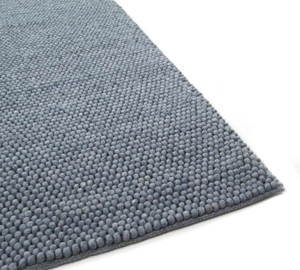 Feelgood by Brinker wollen vloerkleed New Loop lichtblauw 227 - Vloerkledenloods