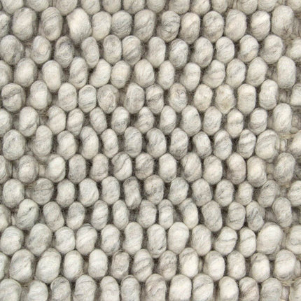Feelgood by Brinker wollen vloerkleed New Loop grijs 814 - Vloerkledenloods