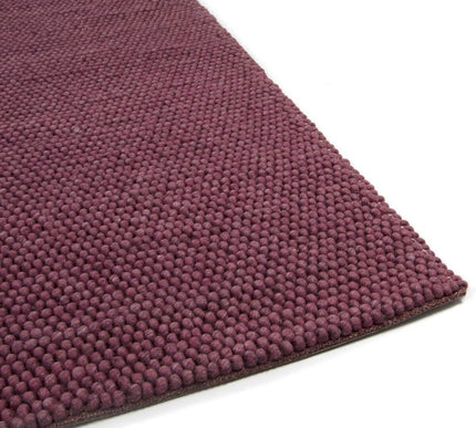 Feelgood by Brinker wollen vloerkleed New Loop paars 319 - Vloerkledenloods