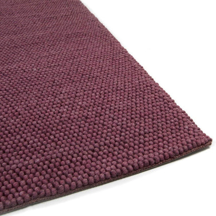 Feelgood by Brinker wollen vloerkleed New Loop paars 319 - Vloerkledenloods