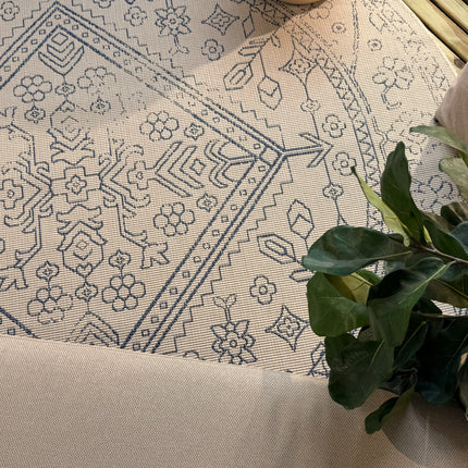 Rond buitenkleed Nova blauw - Interieur05