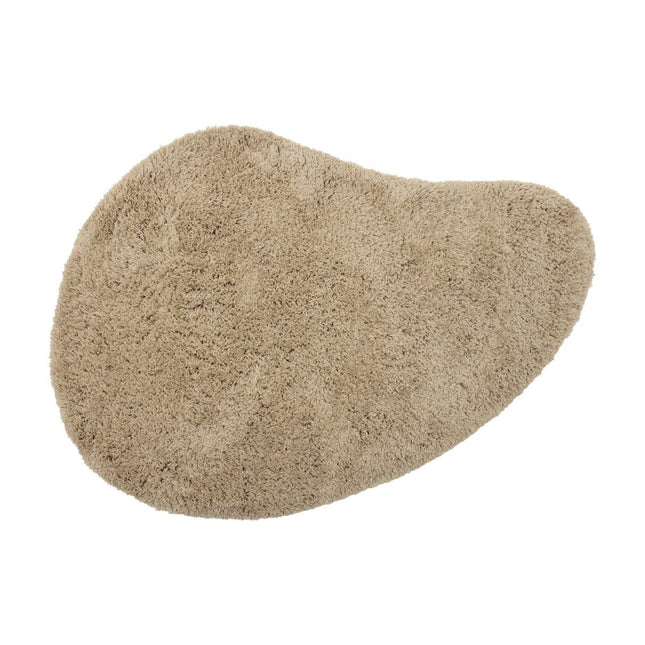 Organisch Hoogpolig Vloerkleed Pilo Beige Polyester Interieur05 - Vloerkledenloods