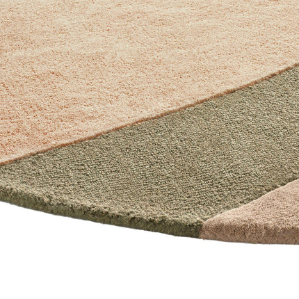 Ensuite By Brinker rond vloerkleed Organix Khaki 750