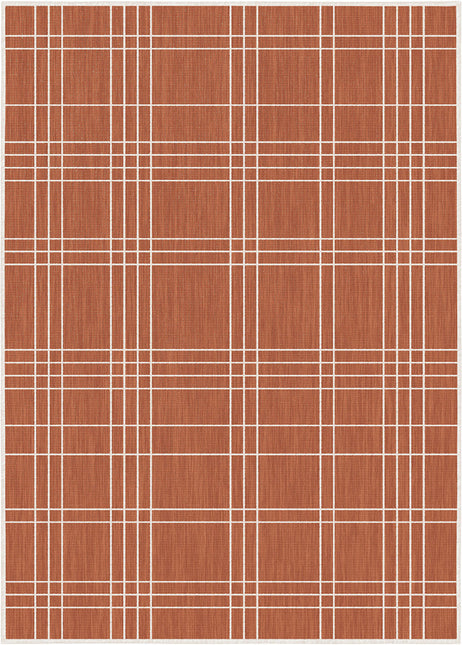 Buitenkleed Linear Roest/Wit - Interieur05