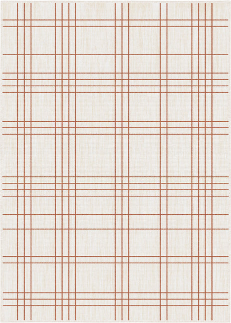 Buitenkleed Linear Roest/Wit - Interieur05