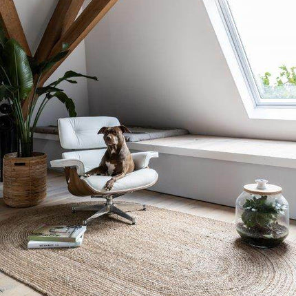 Ovaal vloerkleed Jute Naturel - Vloerkledenloods