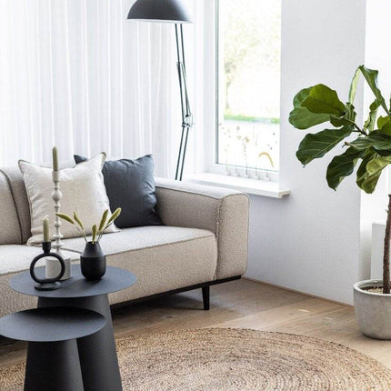 Ovaal vloerkleed Jute Naturel - Vloerkledenloods