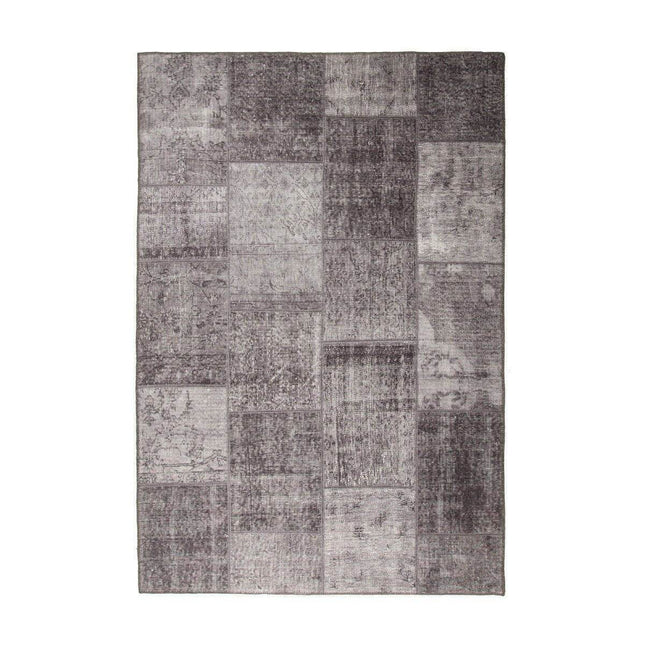Patchwork Vloerkleed Antraciet Lara - Vloerkledenloods