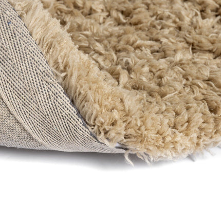 Hoogpolig Vloerkleed Pilo Beige Polyester Interieur05