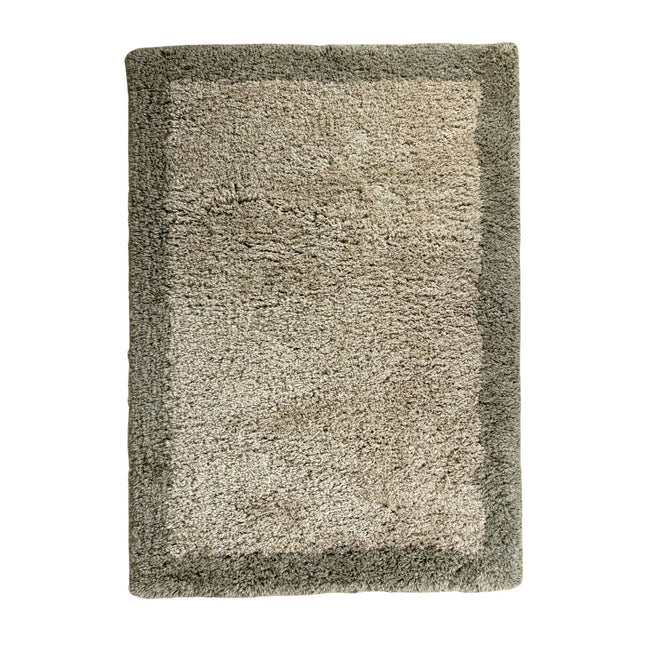 Hoogpolig vloerkleed Pilo groen/beige polyester Interieur05