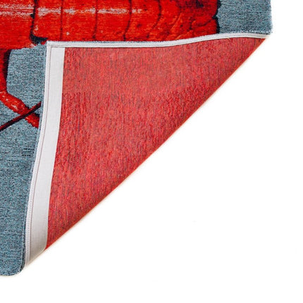 Pop Collection Steam red 9389 - Louis de Poortere - Vloerkledenloods