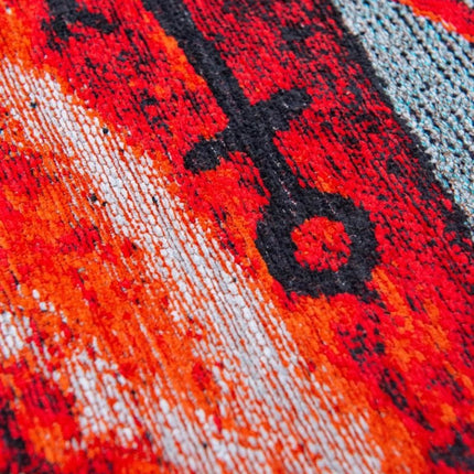 Pop Collection Steam red 9389 - Louis de Poortere - Vloerkledenloods