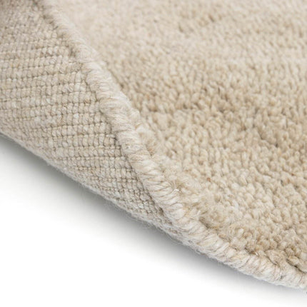 Rond Berber Vloerkleed Beige Nador - Vloerkledenloods