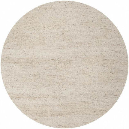 Rond berber vloerkleed Maroc 66 ivoor wit - Vloerkledenloods